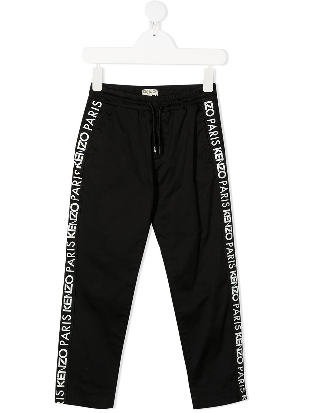 Kenzo Kids logo-tape track trousers - Black von Kenzo Kids