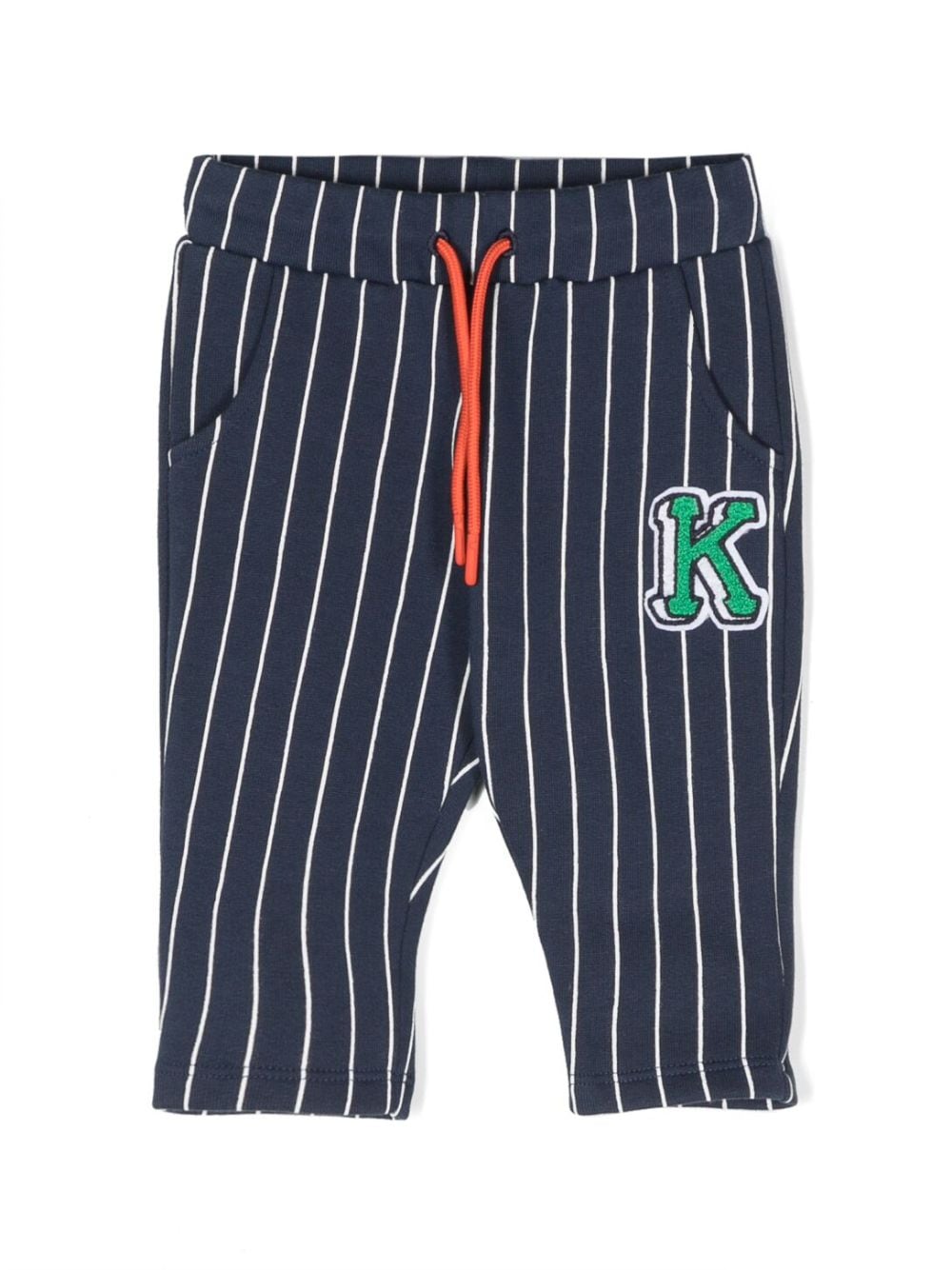 Kenzo Kids striped cotton leggings - Blue von Kenzo Kids