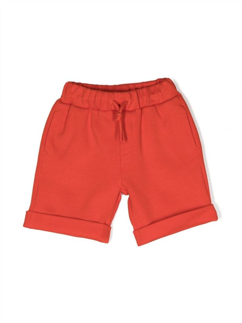 Kenzo Kids turn-up hem shorts - Red von Kenzo Kids