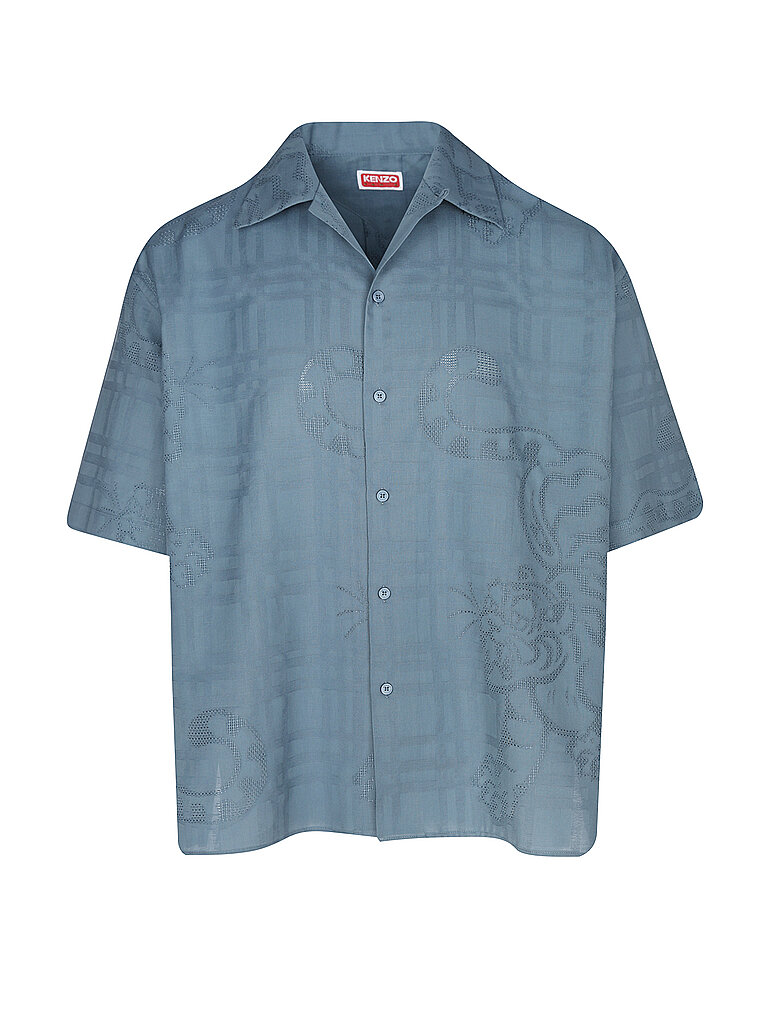 KENZO Hemd BAMBOO TIGER HAWAIIAN hellblau | L KENZO Hemd BAMBOO TIGER HAWAIIAN hellblau | L von Kenzo