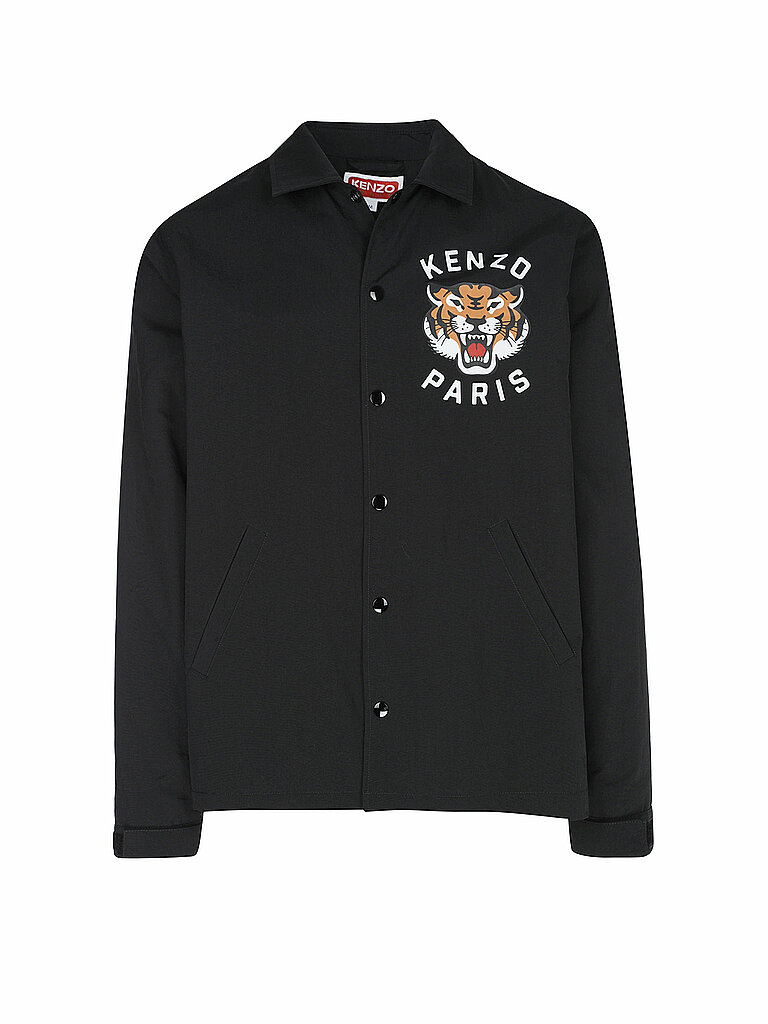 KENZO Jacke LUCKY TIGER  schwarz | L von Kenzo