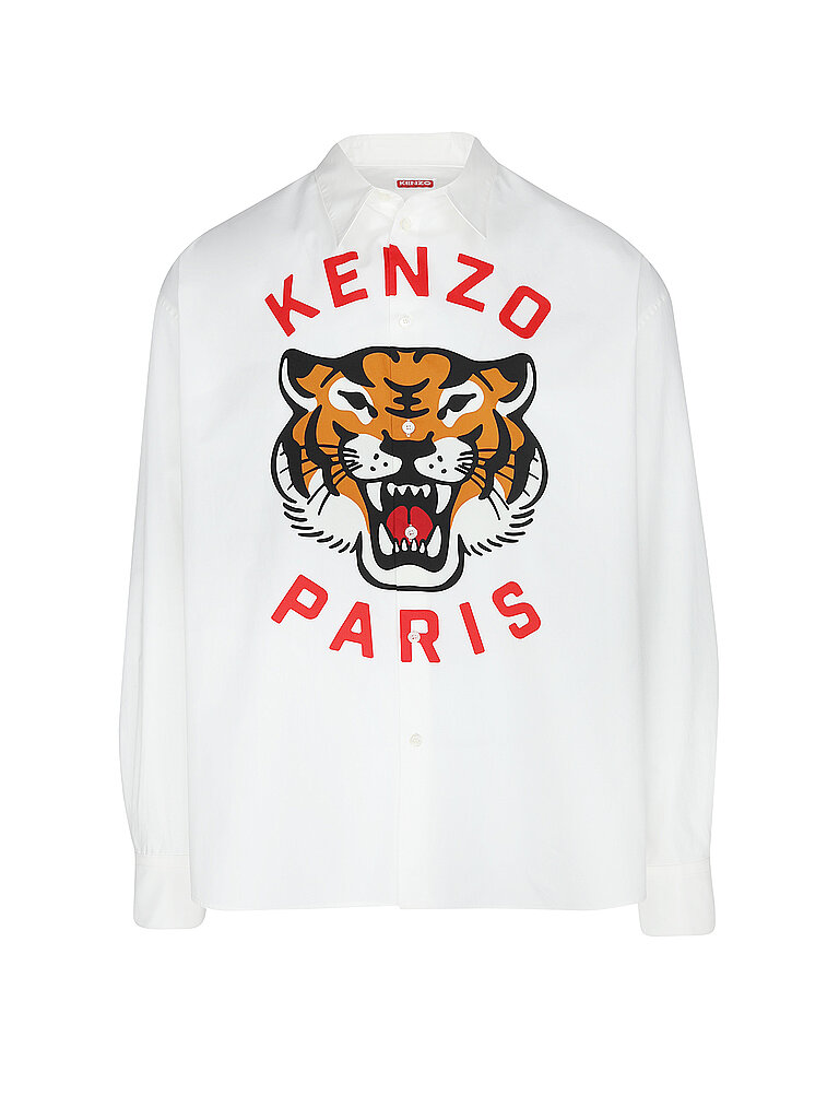 KENZO Overshirt  weiss | 39 von Kenzo