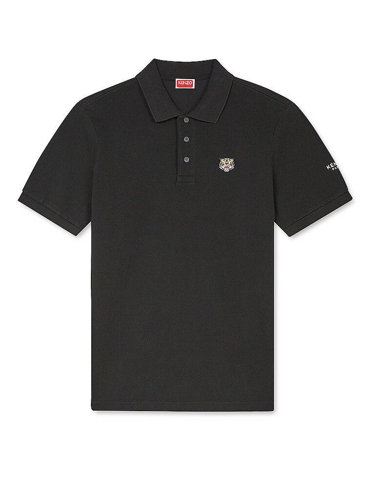 KENZO Poloshirt LUCKY TIGER Slim Fit schwarz | M von Kenzo