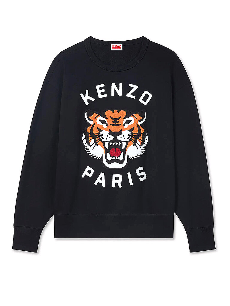 KENZO Sweater LUCKY TIGER schwarz | L von Kenzo