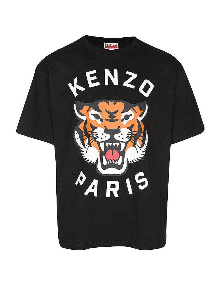 KENZO T-Shirt LUCKY TIGER schwarz | L von Kenzo