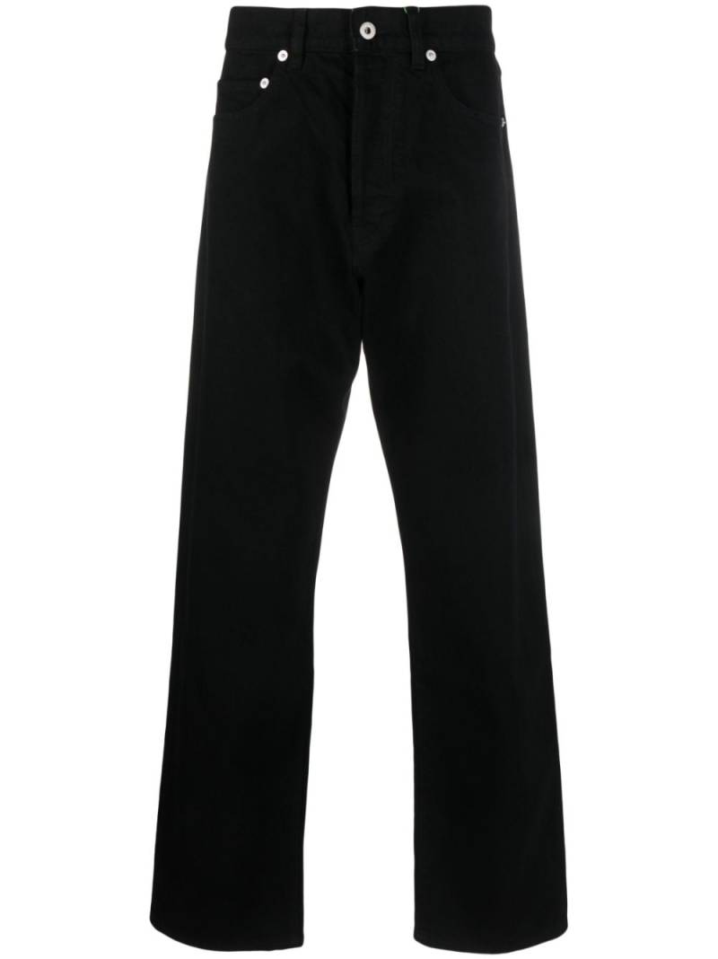 Kenzo Asagao straight-leg jeans - Black von Kenzo