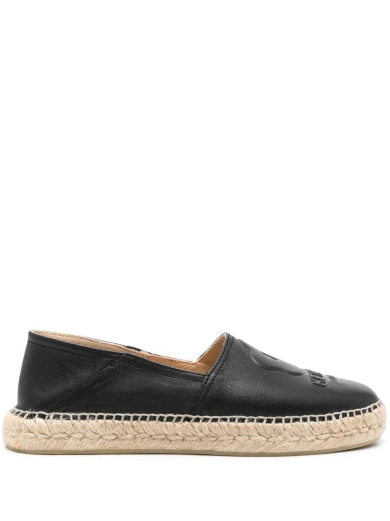 Kenzo 'Boke Flower 2.0' leather espadrilles - Black von Kenzo