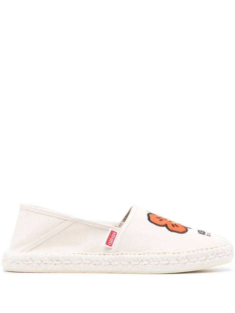 Kenzo Boke Flower canvas espadrilles - Neutrals von Kenzo