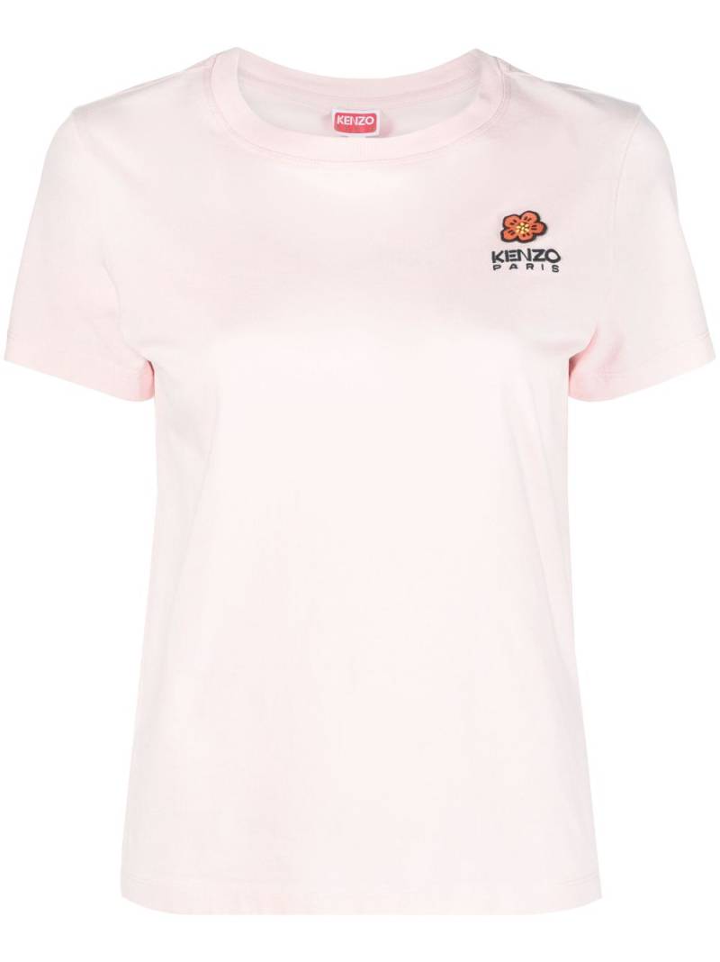 Kenzo Boke Flower embroidered cotton T-shirt - Pink von Kenzo