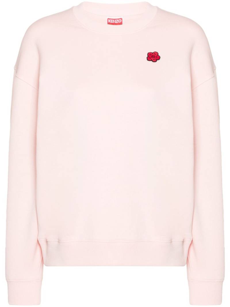 Kenzo Boke Flower-patch cotton sweatshirt - Pink von Kenzo