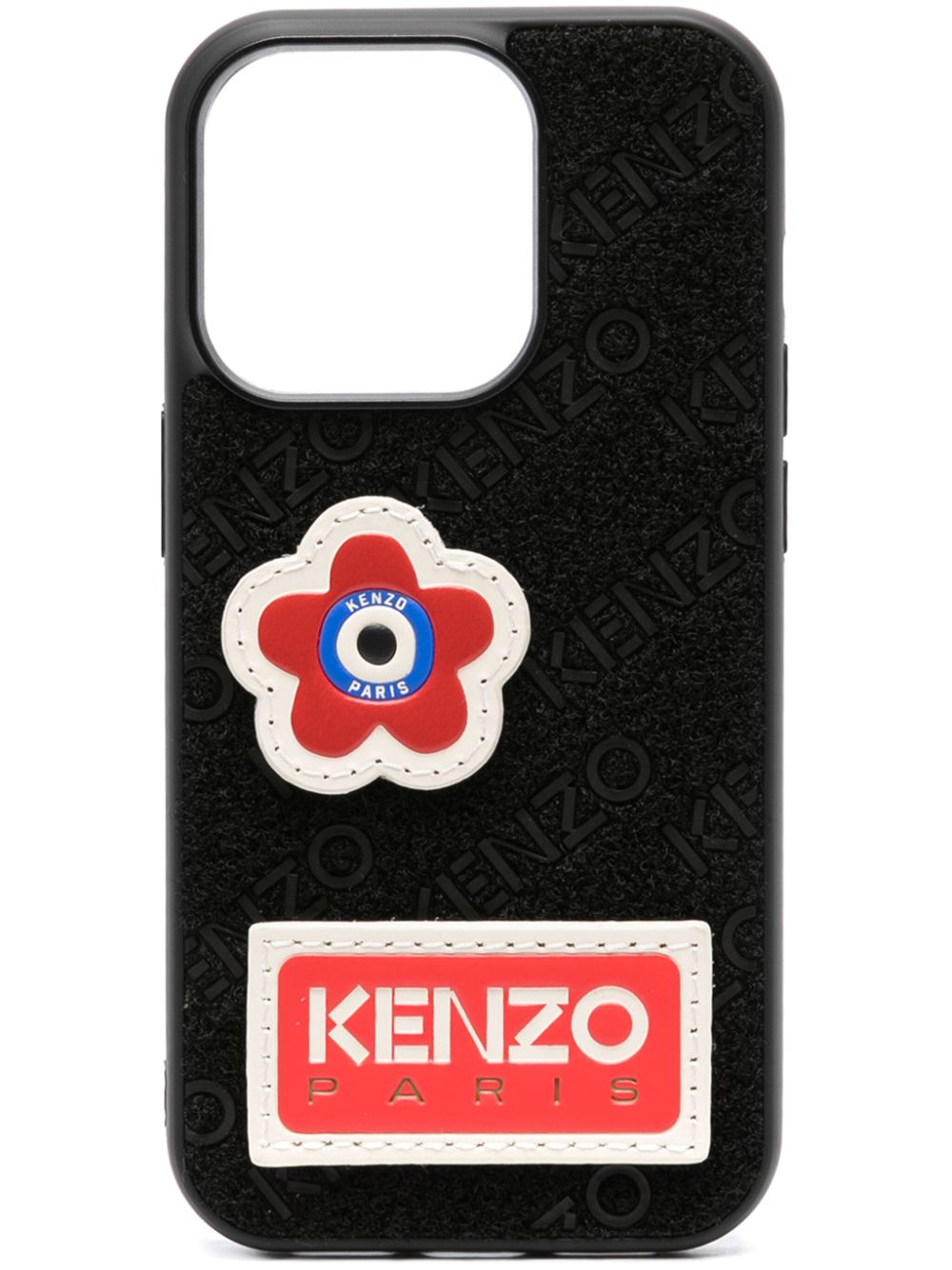 Kenzo Boke Flower-patch iPhone 14 Pro case - Black von Kenzo