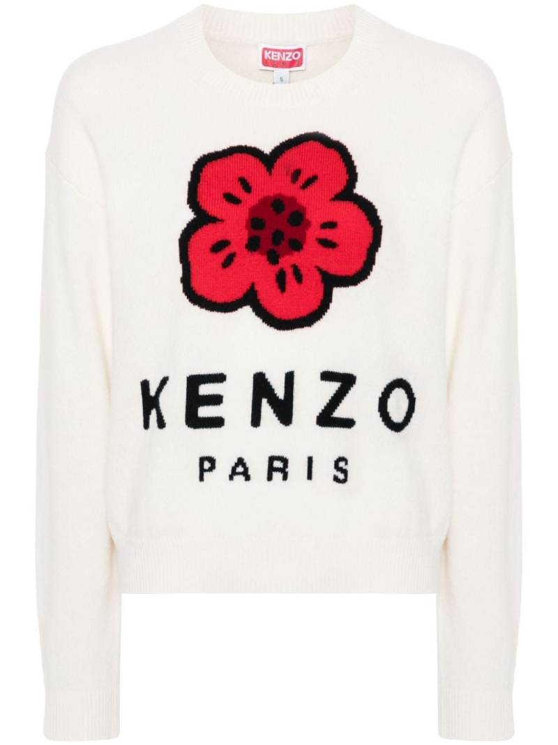 Kenzo Boke Flower sweater - White von Kenzo