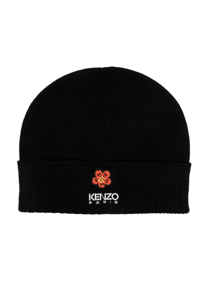 Kenzo Boke Flower wool beanie - Black von Kenzo