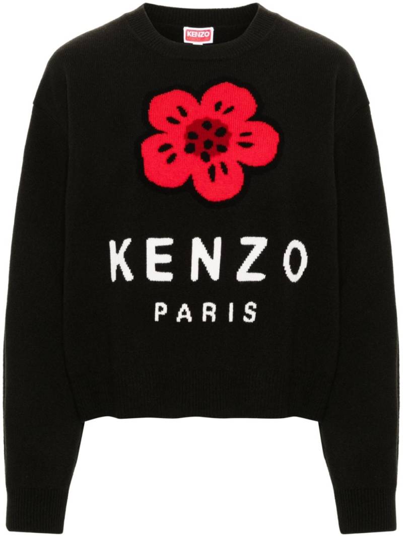 Kenzo Boke Flower wool jumper - Black von Kenzo