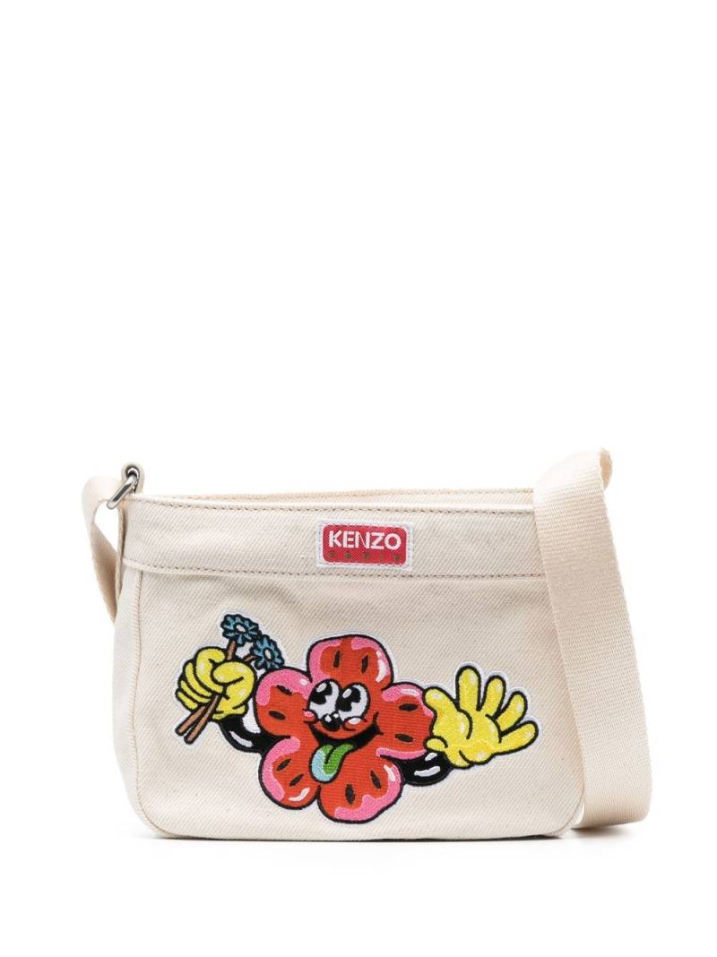 Kenzo Boke flower signature print bag - Neutrals von Kenzo