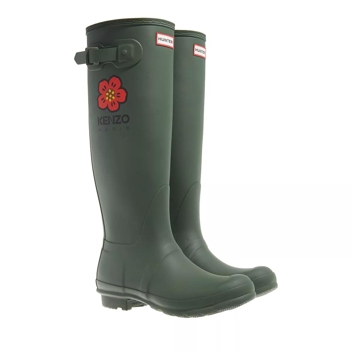 Kenzo Boots & Stiefeletten - Kenzo X Hunter Wellington Boot - Gr. 38 (EU) - in Grün - für Damen von Kenzo