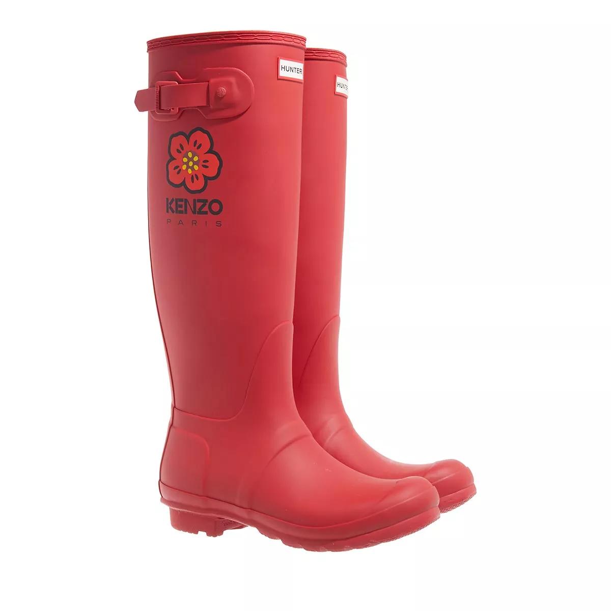 Kenzo Boots & Stiefeletten - Kenzo X Hunter Wellington Boot - Gr. 38 (EU) - in Rot - für Damen von Kenzo