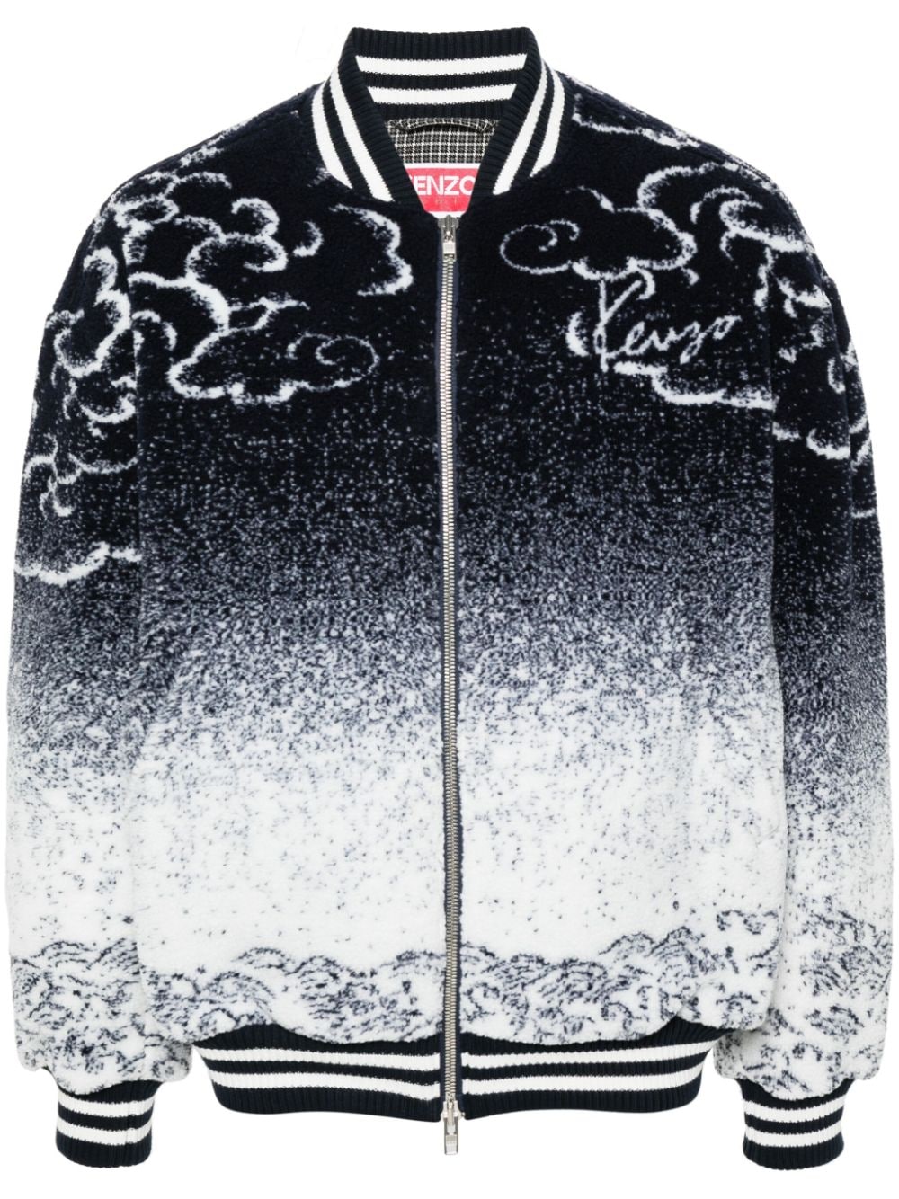 Kenzo Cloud Tiger bomber jacket - Blue von Kenzo