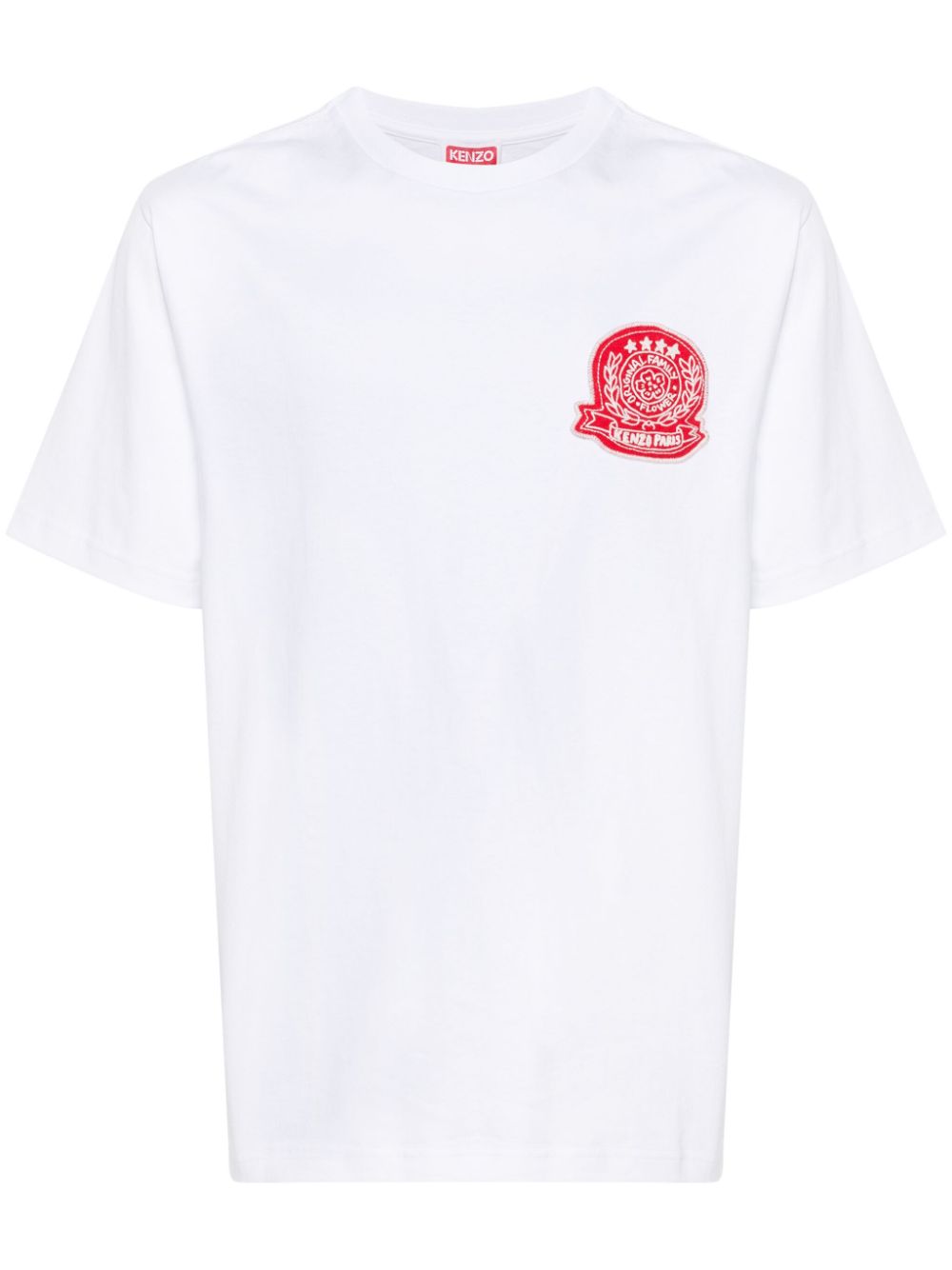 Kenzo Drawn Varsity cotton T-shirt - White von Kenzo