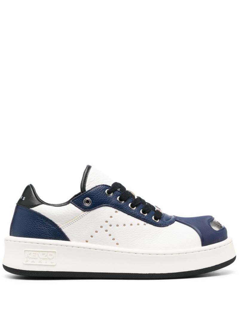 Kenzo Hoops logo-plaque sneakers - Blue von Kenzo