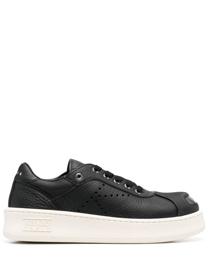 Kenzo Hoops logo-plaque sneakers - Black von Kenzo