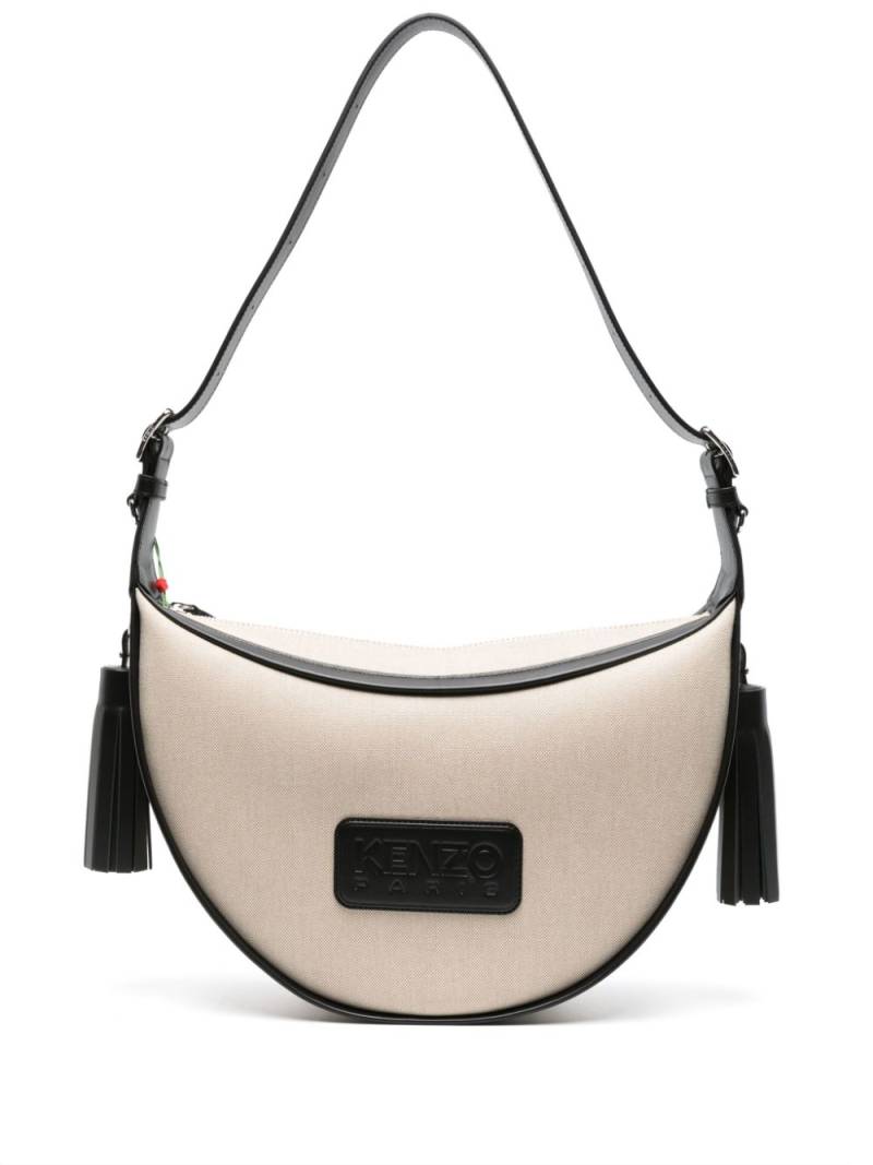 Kenzo Kenzo 18 medium canvas shoulder bag - Neutrals von Kenzo