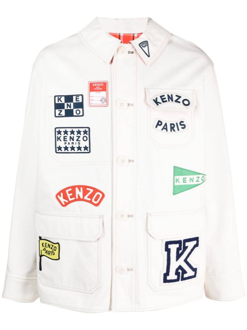 Kenzo Kenzo Sailor work jacket - White von Kenzo