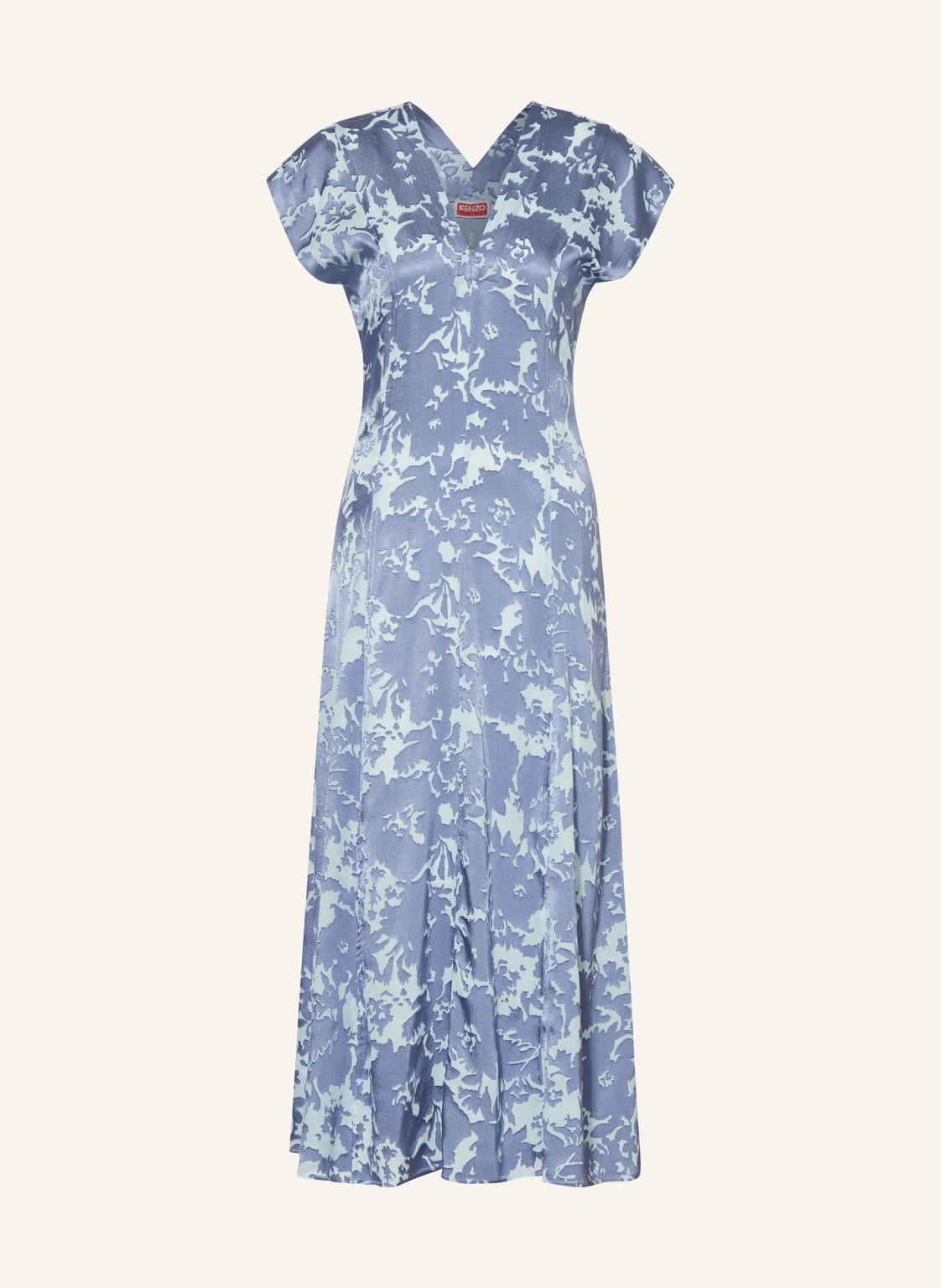 Kenzo Kleid Flower Camo blau von Kenzo