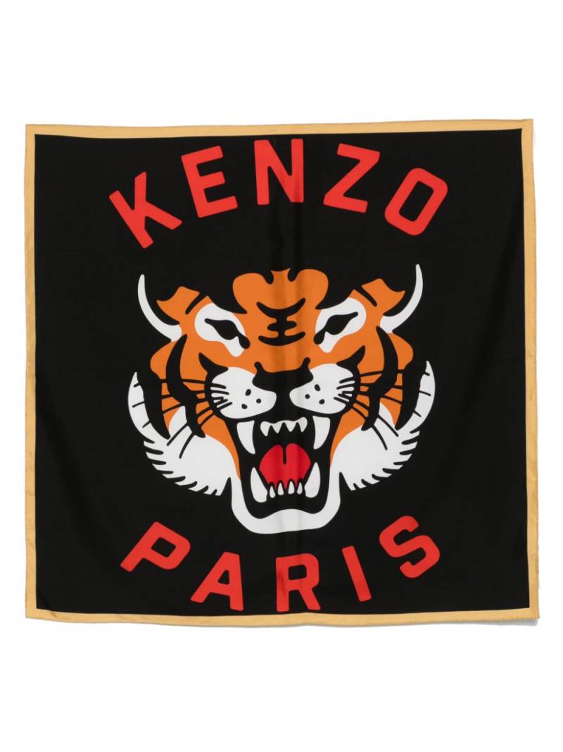 Kenzo Lucky Tiger scarf - Black von Kenzo