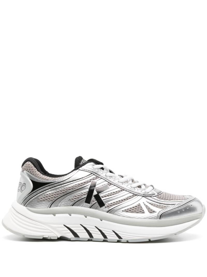 Kenzo Pace metallic mesh sneakers - Grey von Kenzo