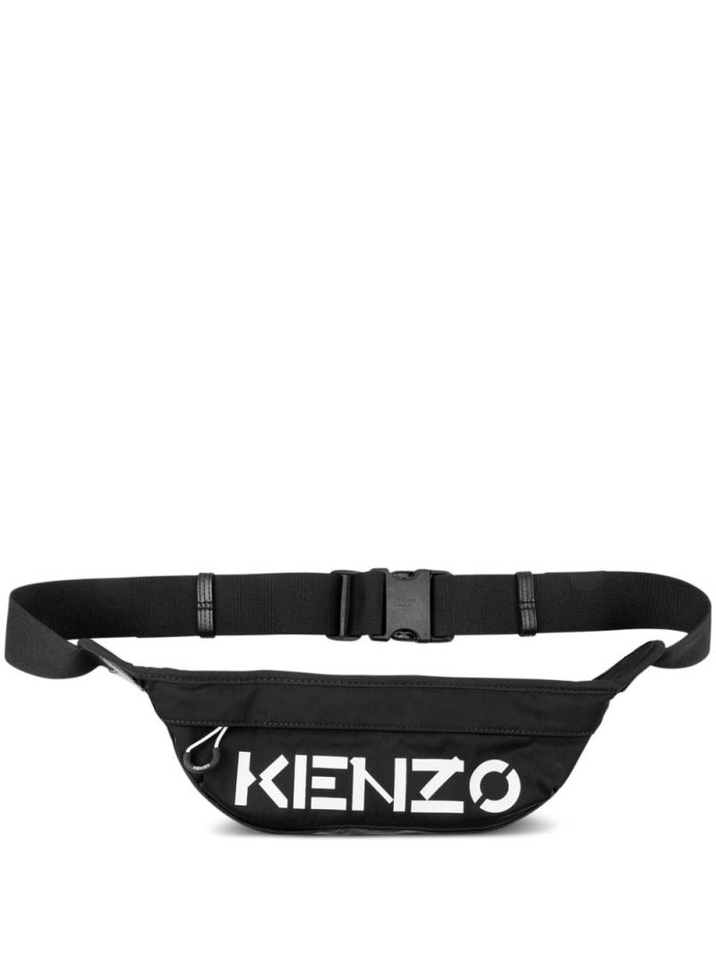 Kenzo Sport Logo-print belt bag - Black von Kenzo