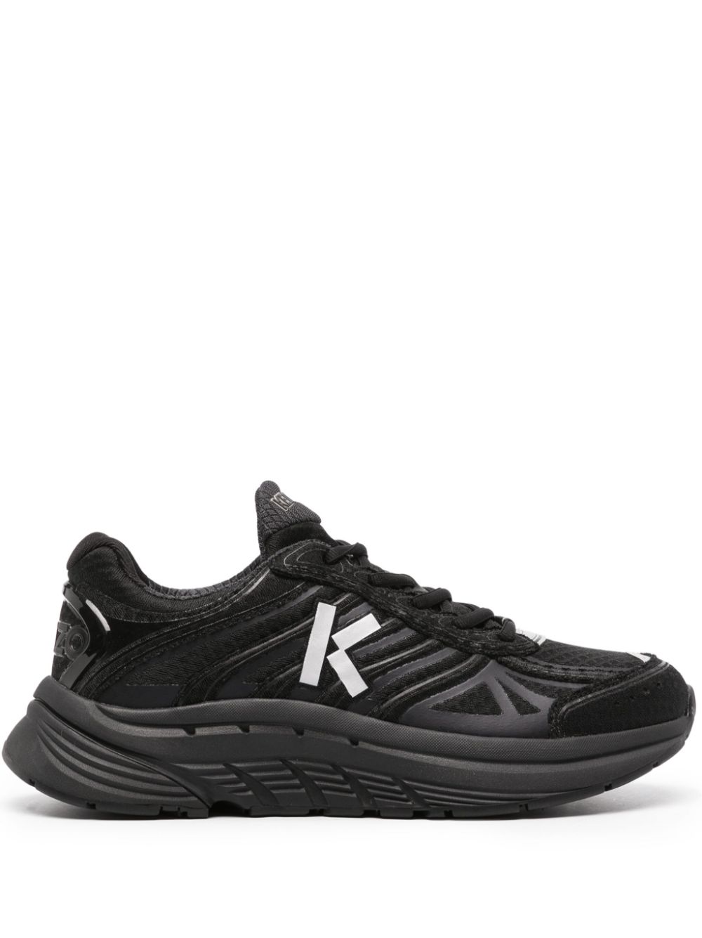 Kenzo Tech Runner lace-up sneakers - Black von Kenzo