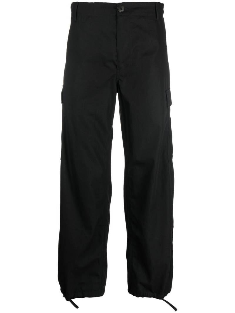 Kenzo cotton cargo trousers - Black von Kenzo