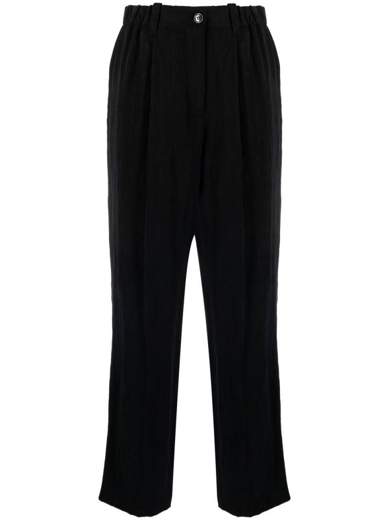 Kenzo wide-leg cotton trousers - Black von Kenzo