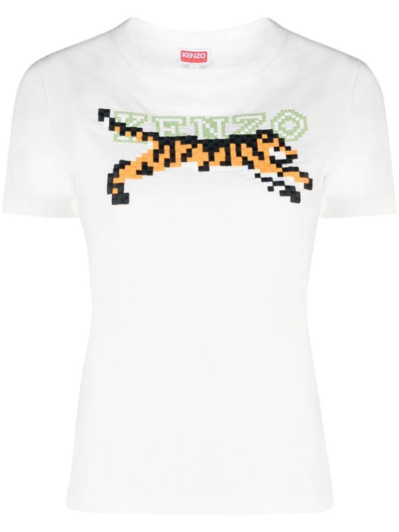 Kenzo embroidered-design T-shirt - White von Kenzo