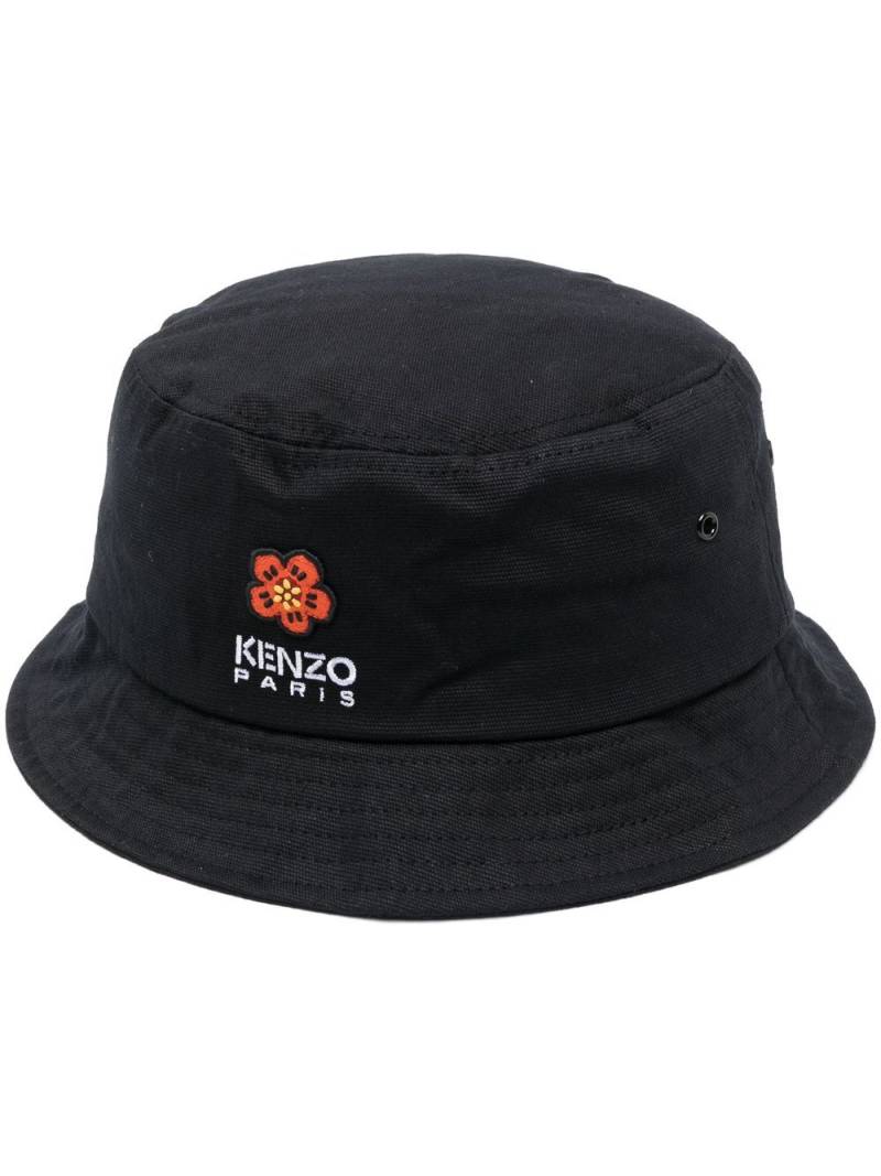 Kenzo embroidered-logo bucket hat - Black von Kenzo