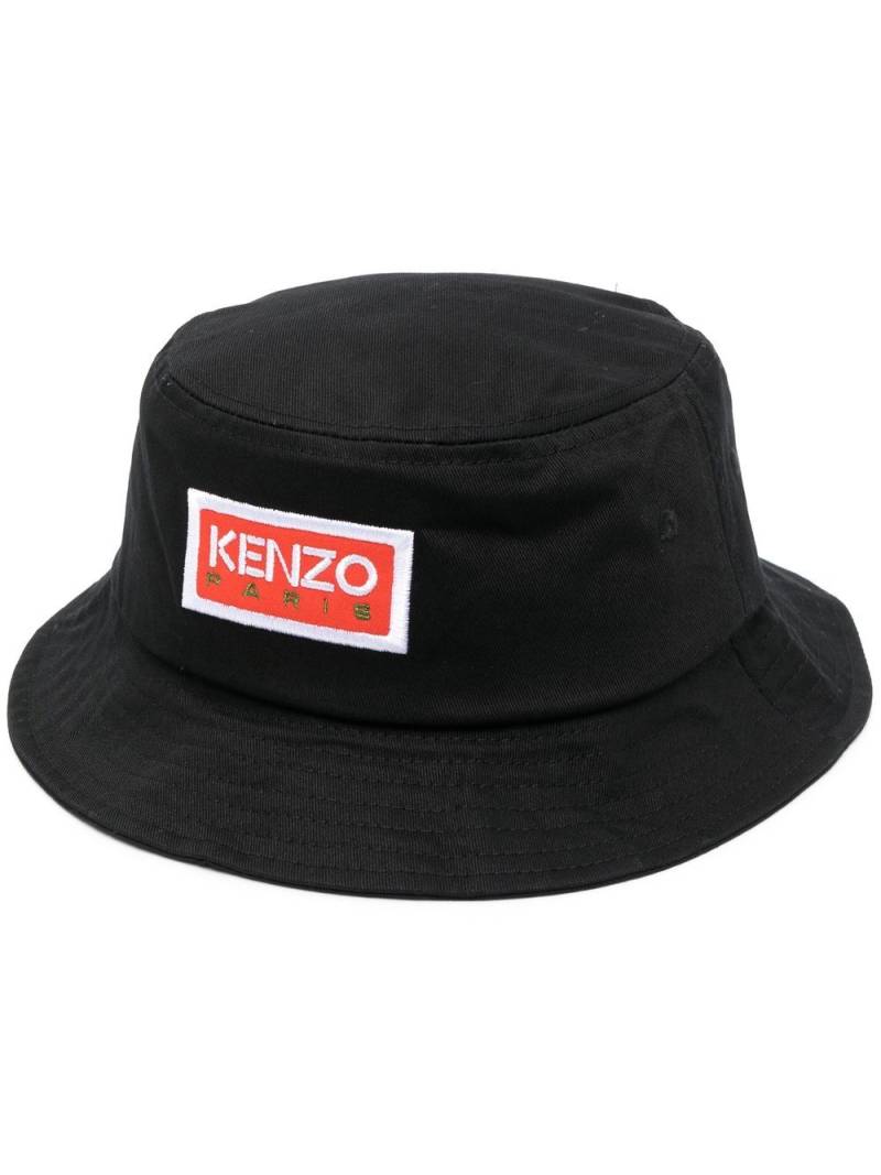 Kenzo embroidered-logo bucket hat - Black von Kenzo