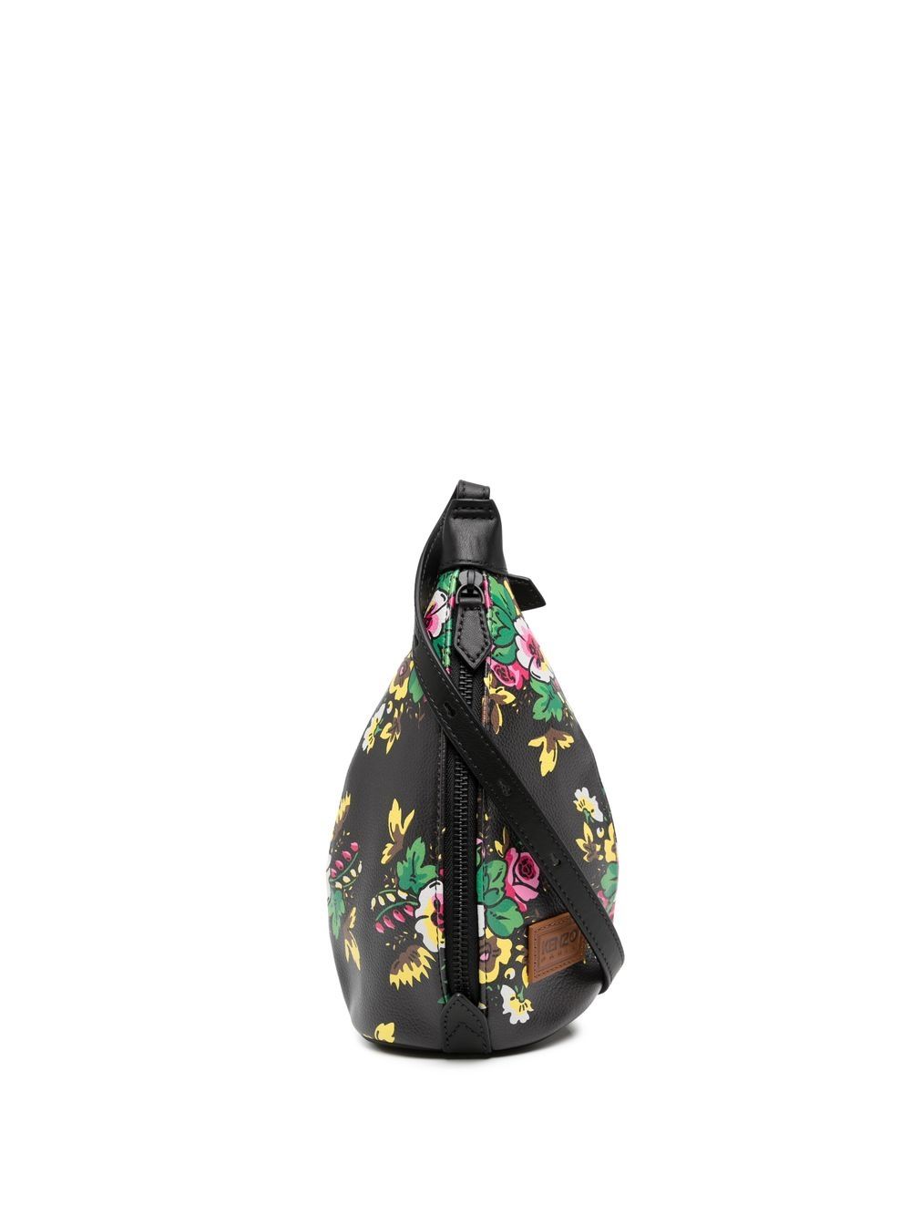 Kenzo floral-print cross body bag - Black von Kenzo