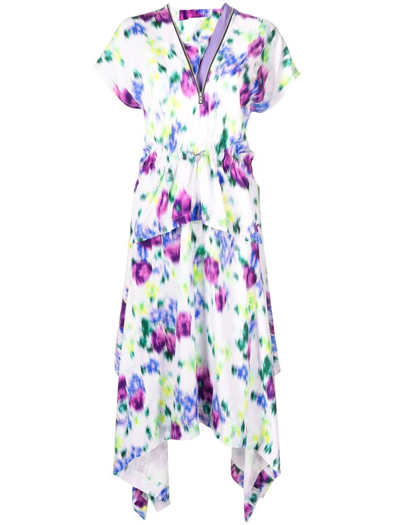 Kenzo floral-print midi dress - Multicolour von Kenzo