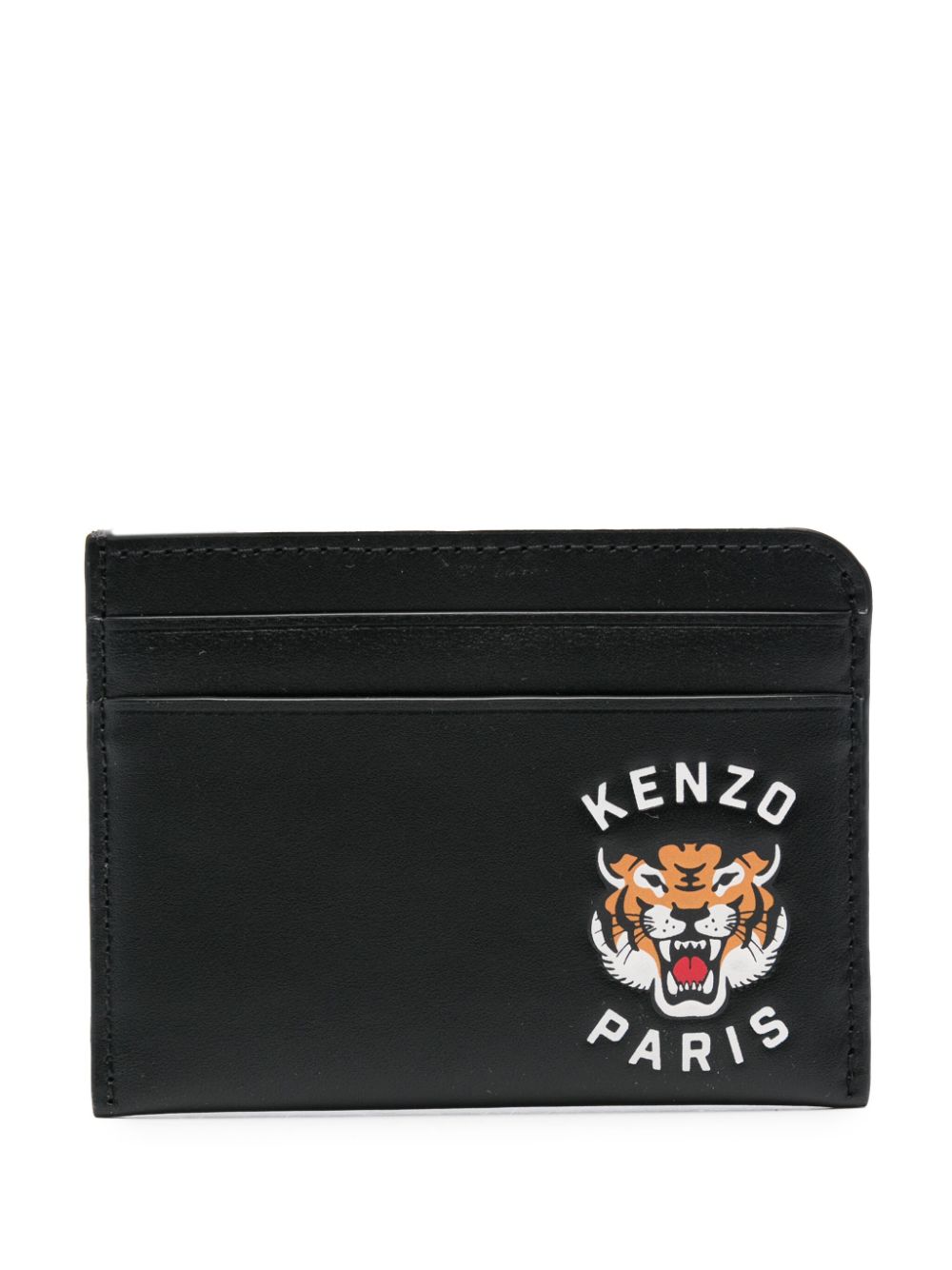 Kenzo logo-debossed leather wallet - Black von Kenzo