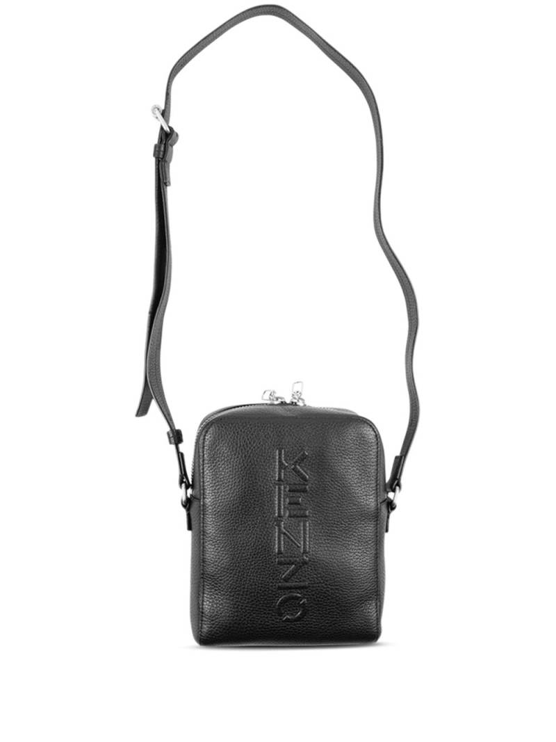 Kenzo logo-embossed crossbody bag - Black von Kenzo