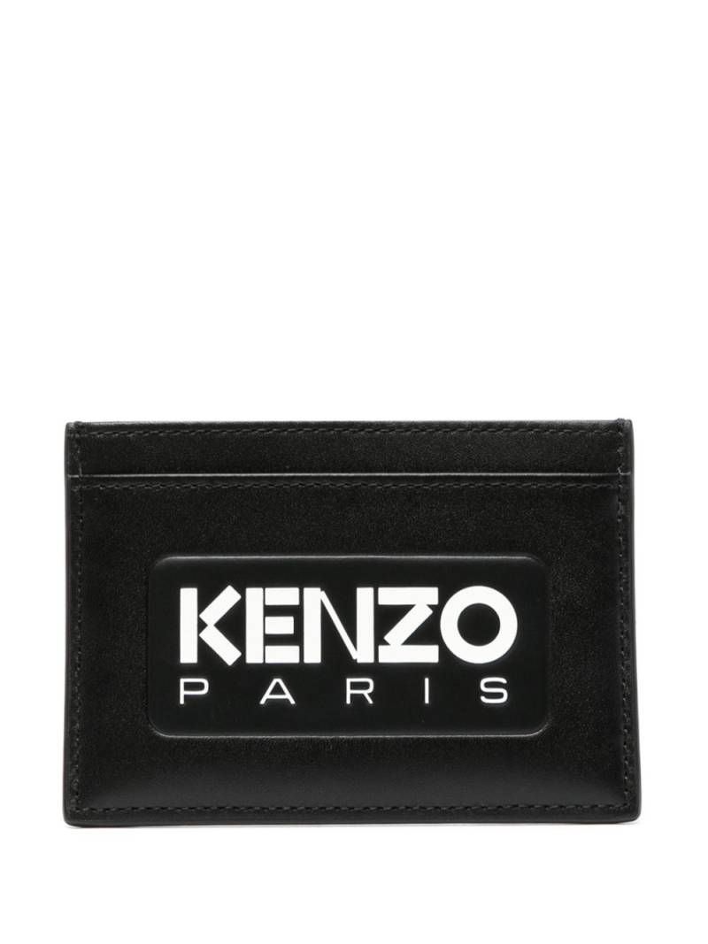 Kenzo logo-embossed leather wallet - Black von Kenzo