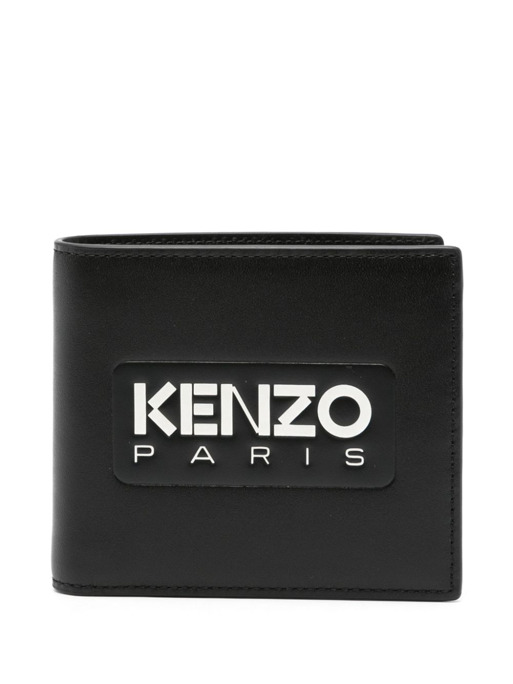 Kenzo logo-embossed leather wallet - Black von Kenzo