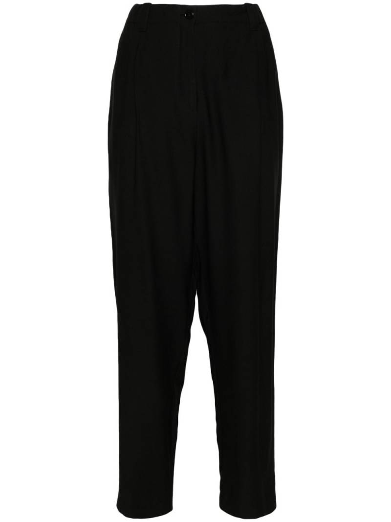 Kenzo logo-patch trousers - Black von Kenzo