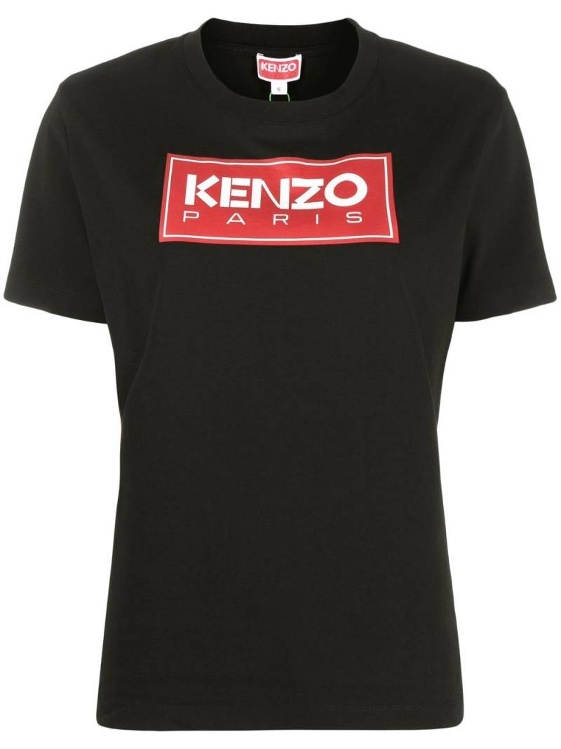 Kenzo logo-print cotton T-shirt - Black von Kenzo