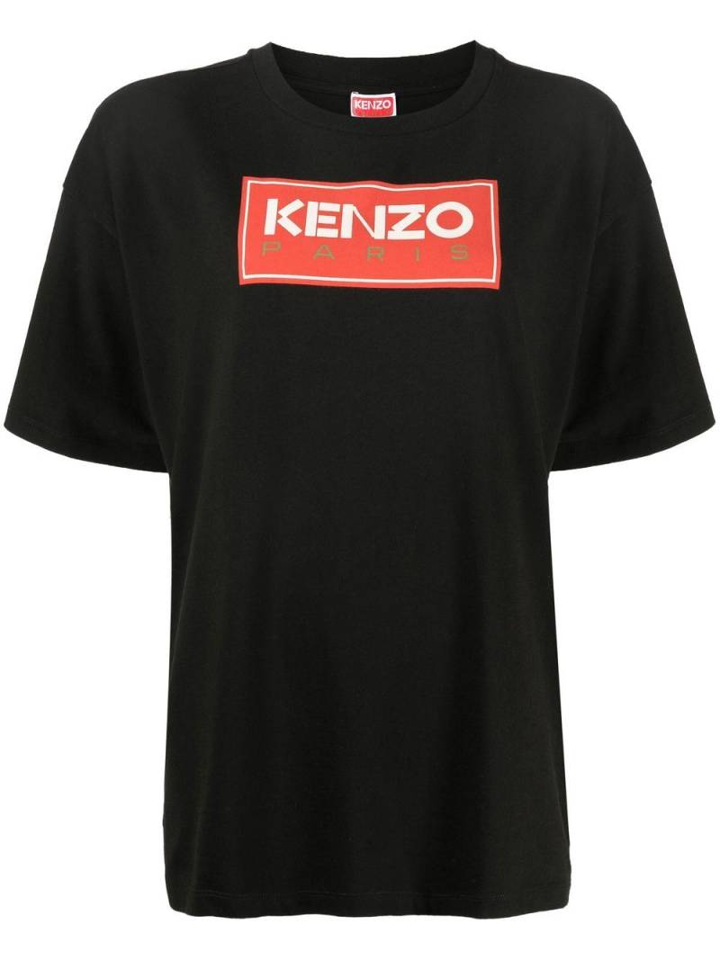 Kenzo logo-print cotton T-shirt - Black von Kenzo