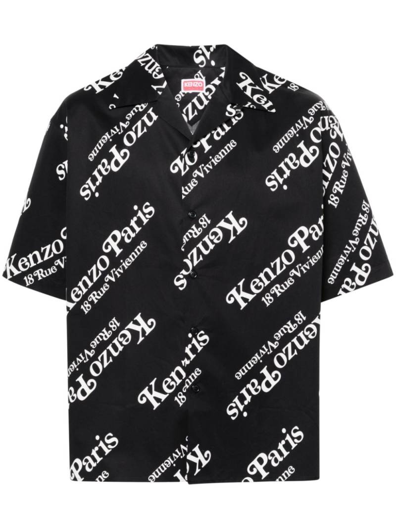 Kenzo Kenzo By Verdy logo-print shirt - Black von Kenzo