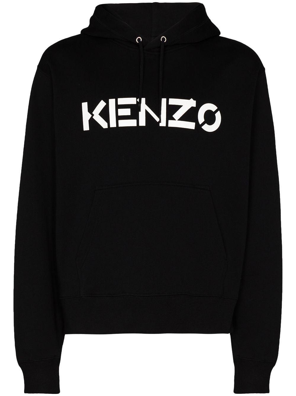 Kenzo logo print hoodie - White von Kenzo