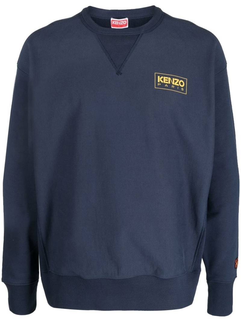 Kenzo logo-print sweatshirt - Blue von Kenzo