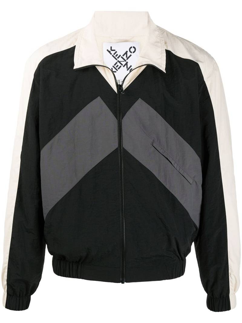 Kenzo panelled lightweight jacket - Black von Kenzo